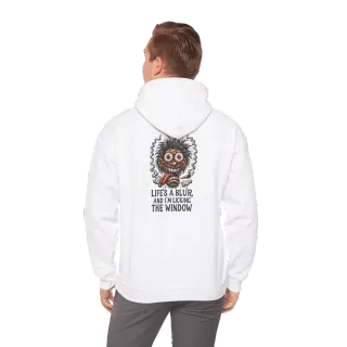 Hoodie 026 Person 4 Back White